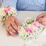 Pink Roses With Gipso Gajray