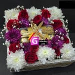 Chocolate With Basket And Daisy