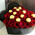 Red Roses In Heart Shape Box