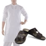 White Kurta Shalwar With Chapal | Giftinday