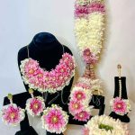 Pink And White Bidal Jewelry