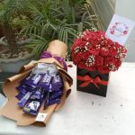 Chocolate Bouquet With Flower Box
