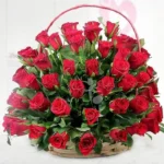 Send 2 Dozen Roses Basket