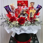 Send Chocolate Box With Imported Rose