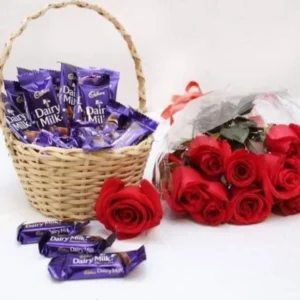 Send Chocolate With Roses