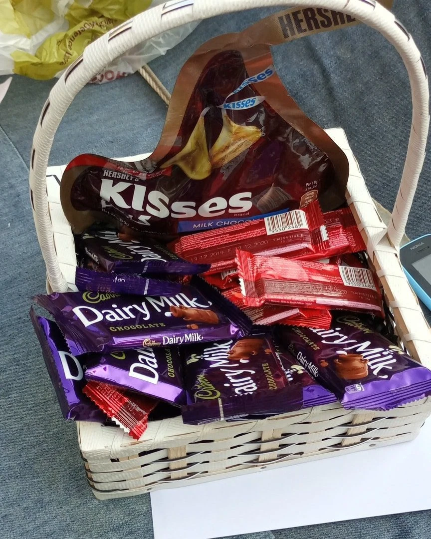 Dairy Milk With Kiatkat & Hershess Kisses Send Dairy Milk With Kiatkat & Hershess Kisses