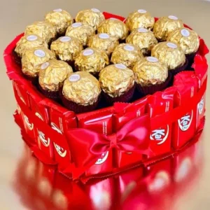 Send Kitkat Heart Arrangment