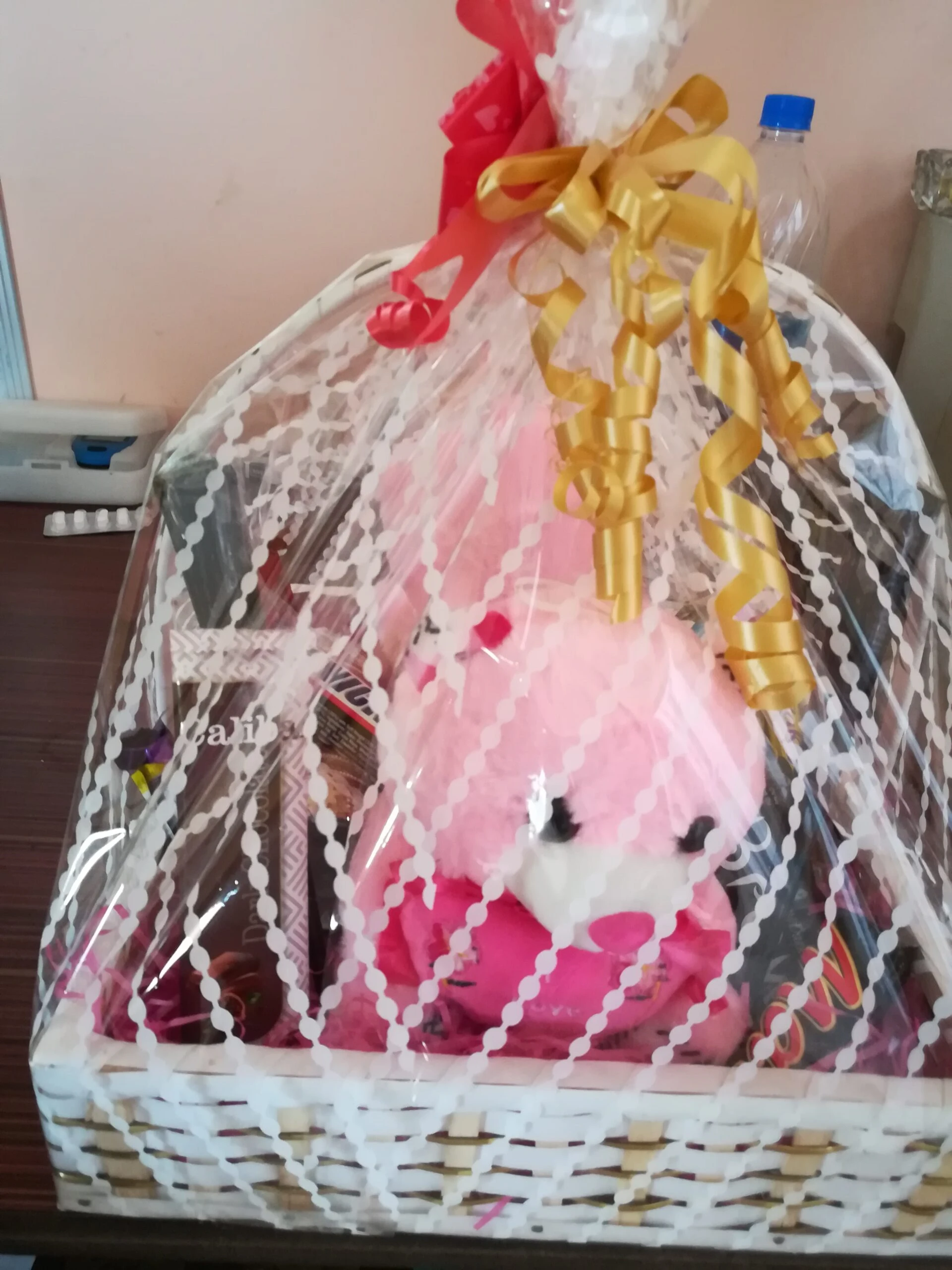 Mix Chocolate basket with Teddy Bear Giftinday Send Mix Chocolate basket with Teddy Bear Giftinday