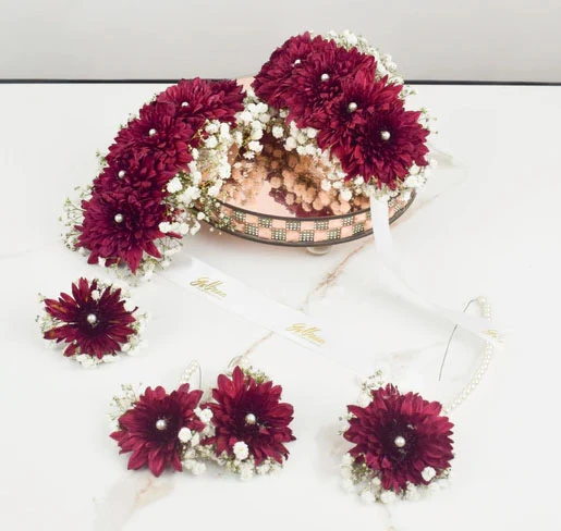 Send Purple Jewelry Set with Moti