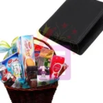 Send Sugger Free Basket With Card Holder