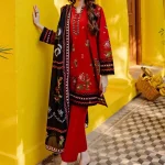 3PC Printed Lawn Unstitched Suit CL-42064 B