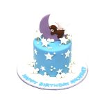 Star And Moon Theme Cake