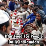 Iftar Food For Poor People