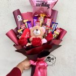 Mix Chocolate Teddy Bouquet