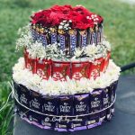 Daisy With Chocolates Arrangement