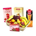 Fruit Basket With Juice