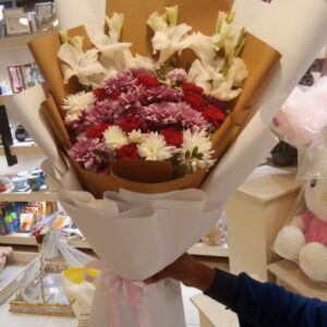 Glads With Roses Bouquet
