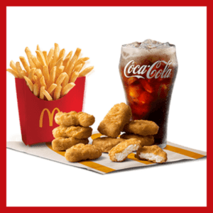 9 Pieces Chicken McNuggets Meal