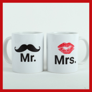 Mr & Mrs Mug Set
