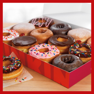 DUNKIN DONUTS 12 PCS