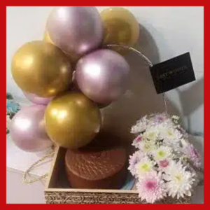 Cake With Basket Surprised