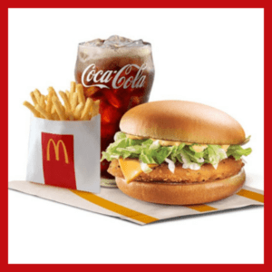 Spicy Chicken Burger with Cheese Meal ( 5 Person)