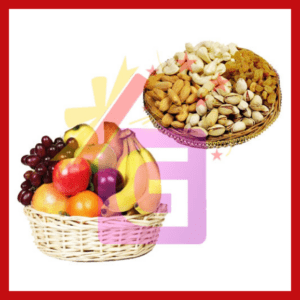 Half Kg Dry Fruit With 5kg Seasonal Fruit