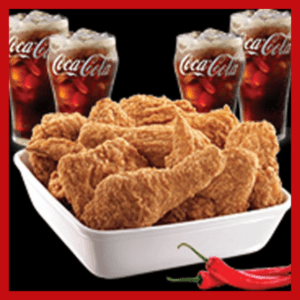 9 Pcs Spicy Chicken Bucket Meal