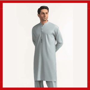 Powder Blue Embroidered Kurta Shalwar By GulAhmed