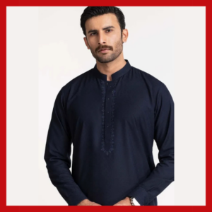 Navey Blue Kurta Shalwar By GulAhmed