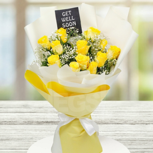 Get Well soon Yellow Roses