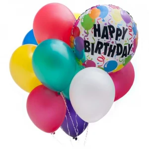 Send 1 dozen balloon with Birthday Balloon