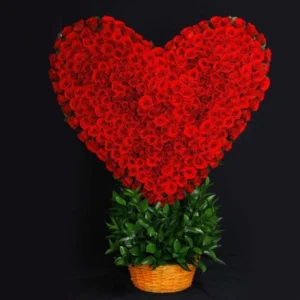 Send 150 Red Roses Arrangment Heart Shape150 Red Roses Arrangment Heart Shape