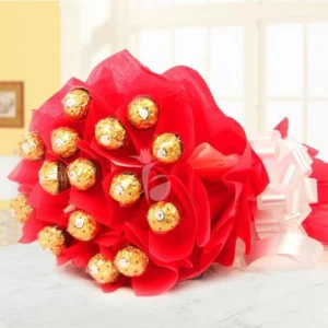 Send 16 Pcs Frerro rocher bouqet