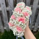 Pink Roses And Gipso Imported Gajray