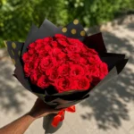 2 Dozen Red Roses Bouqet
