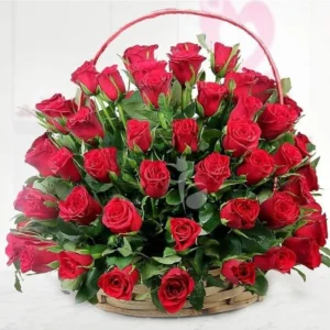Send 2 Dozen Roses Basket