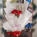 Send 2 Imported Roses With Gipso