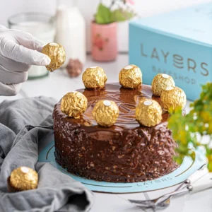 Send 2.5 lbs Ferro Rocher Cake By Layers Giftinday