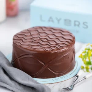 Send 2.5 lbs Nutella Chocolate Cake By Layers Giftinday