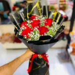 6 Red Roses imported