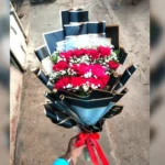 Send 24 Red Roses With Gipso Special