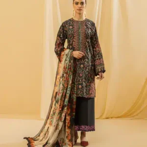 Send 3 PIECE – DIGITAL PRINTED TEXTURED LAWN SUIT