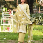 Send 3 Piece Lawn Suit-Embroidered (Unstitched)