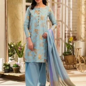 Send 3 Piece Lawn Suit-Paste Print (Unstitched)1