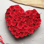 Send 36 Herat Shape Box With Roses