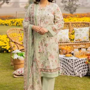 Send 3PC Printed Lawn Unstitched For Mom Gift