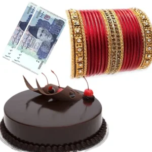 Send Bangle with Cake and Eidi