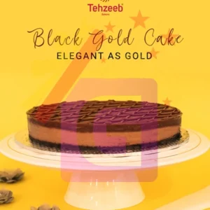 Send Black Gold Cake By Tehzeeb