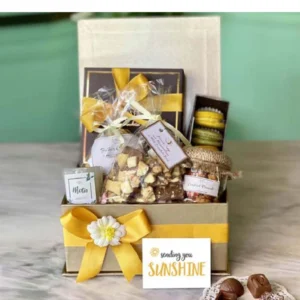 Send Gold Sunshine hamper Lals Chocolate
